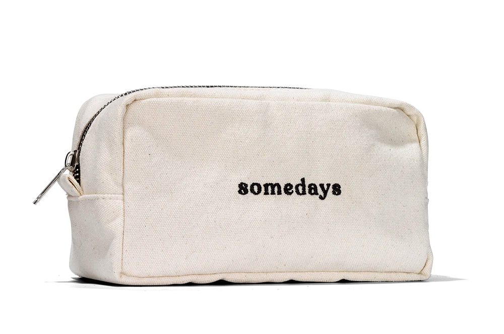 Canvas Travel Pouch somedays